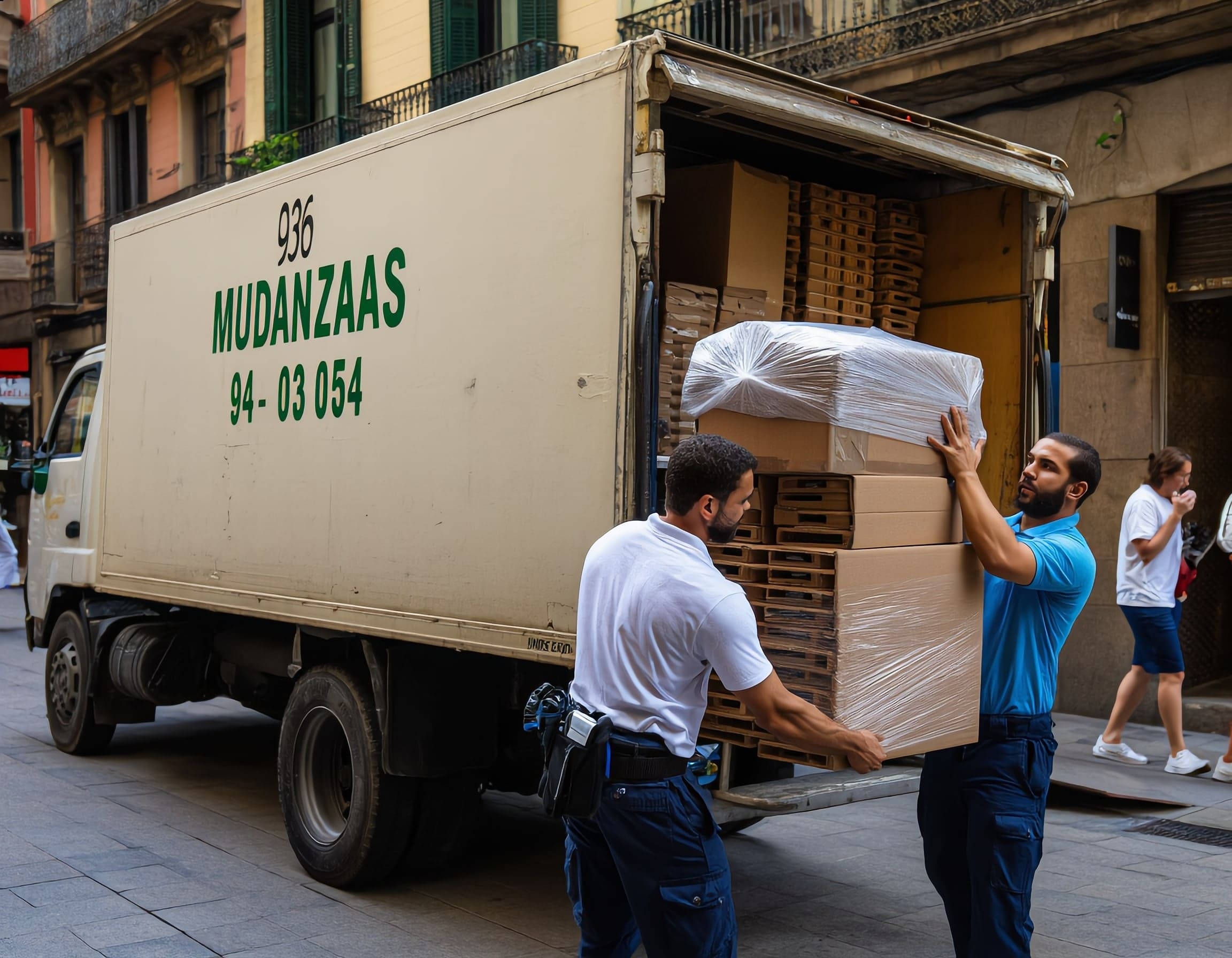 Mudanzas con plataformas en Batea 